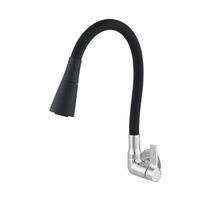 Torneira de Parede para Cozinha Leão Preta 6368 C70