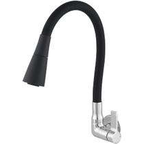 Torneira de Parede para Cozinha Leão Preta 6368 C70 Torneira de Parede para Cozinha Leão Preta 6368 C70