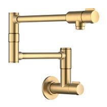 Torneira de parede para encher panelas Kraus KPF-5003SFBB em latão escovado