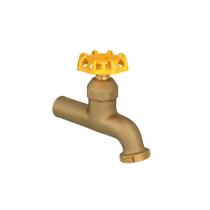 Torneira de Parede para Jardim e Tanque com Adaptador de Mangueira Standard Amarela - Deca