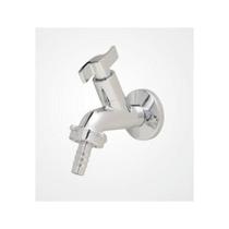 Torneira de Parede para Jardim Única Bica Curta Cromado - Perflex Torneira de Parede para Jardim Única Bica Curta Cromado - Perflex