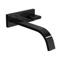 Torneira de Parede para Lavatório Polo com Chapa Black Noir - Deca