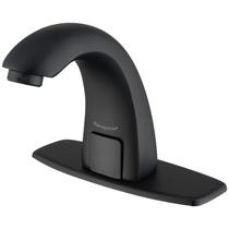 Torneira de pia de banheiro com sensor automático Charmingwater Matte Black