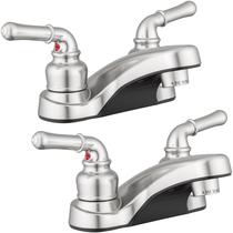 Torneira de pia de banheiro Pacific Bay Lynden Metallic Plating