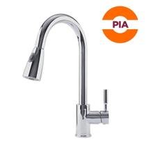Torneira de Pia Gourmet Modaza Siena Monocomando para Cozinha, com Extensão, Cromado