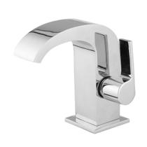 Torneira De Pia Para Banheiro Cascata Cromada Bica Baixa C74 Torneira De Pia Para Banheiro Cascata Cromada Bica Baixa C74