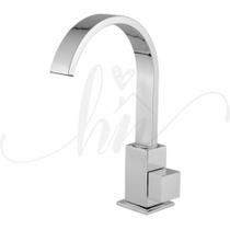 Torneira de Pia para Banheiro Cascata Quadrit Cromada Baixa Torneira de Pia para Banheiro Cascata Quadrit Cromada Baixa