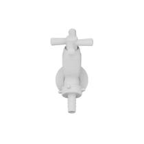 Torneira De Tanque 10cm ABS Cross Branca 1/2" - 3/4" Tigre