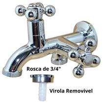 Torneira De Tanque e Máquina De Lavar Louças ou Roupas Com Dupla Saída Em ABS