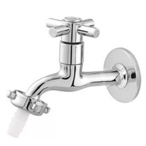 Torneira De Tanque / Jardim Luxo ¼ De Volta Cromada Torneira De Tanque / Jardim Luxo ¼ De Volta Cromada