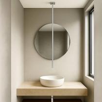 Torneira De Teto para Banheiro Inox 100 Polaris 1,30m Inox Polido