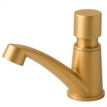 Torneira Dourada para Lavatório Banheiro com Temporizador