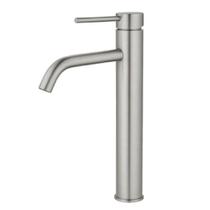 Torneira drop bica alta para lavatorio em aço inox escovado dp8102