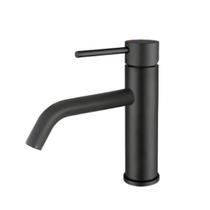 Torneira drop bica baixa para lavatorio em aço inox black matte dp9101