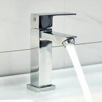 Torneira Dubai Banheiro Luxuosa Fria Preto Fosco Design Luxo