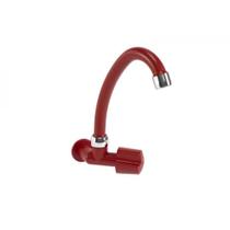 Torneira Duda Cozinha Bica Movel Madri Vermelha 1/2" Torneira Duda Cozinha Bica Movel Madri Vermelha 1/2"