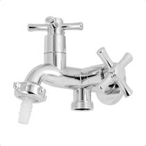 Torneira Dupla Máquina De Lavar Tanque Metal Tipo Deca Docol