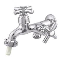 Torneira Dupla para Lavanderia de Metal Tipo Deca Docol