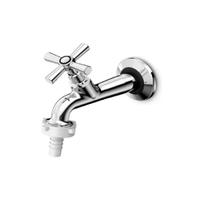 Torneira Eco Celite Parede p/ tanque jardim c/ bico Cromada