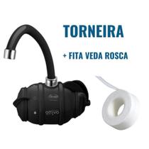 Torneira Elétrica 3 temperaturas 5400w- 127v ou 220v ATTIVA FORUSI Mesa ou parede VOLTAGEM:127V PRETA + FITA VEDA ROSCA Torneira Elétrica 3 temperaturas 5400w- 127v ou 220v ATTIVA FORUSI Mesa ou parede VOLTAGEM:127V PRETA + FITA VEDA ROSCA