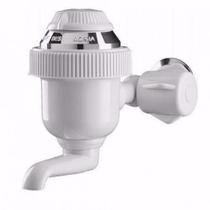Torneira Elétrica Bica Baixa De Parede Tradição Sintex - Branco e Cromada Torneira Elétrica Bica Baixa De Parede Tradição Sintex - Branco e Cromada