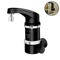 Torneira Elétrica De Parede Elegance 4T Preta Fame Torneira Elétrica De Parede Elegance 4T Preta Fame