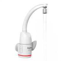 Torneira Elétrica Eletrônica Touch Cozinha Prima Zagonel 5500W 220V Preta/Branca LED