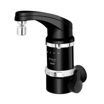 Torneira Elétrica Fame 4T Preta Parede Elegance Fame 5400W 220V