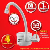 Torneira eletrica lorem easy 127 volts 4800 watts branco lorenzetti