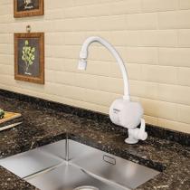 Torneira Elétrica Loren Easy Branca para Mesa 220v 5500w