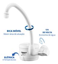 Torneira Elétrica Loren Easy Cozinha Parede Bica Móvel 127v 4800w Lorenzetti