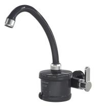 Torneira Eletrica Parede Clean 5500w Preta Cromado 220v Enerbras