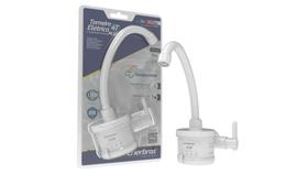 Torneira Elétrica Parede Cozinha Plus 220V 5500W 1/4 Volta Água Quente Branca 4 Temperatura Enerbras