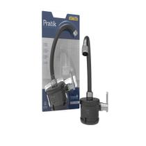 Torneira Elétrica Pratik 4 Temperaturas Preto/Cromado 4800w 127v Torneira Elétrica Pratik 4 Temperaturas Preto/Cromado 4800w 127v