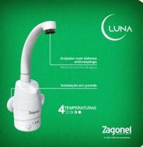 Torneira Eletronica Zagonel Luna 4t 5500w 220v Br Torneira Eletronica Zagonel Luna 4t 5500w 220v Br