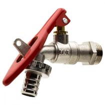 Torneira Esfera Brazhu Jardim Para Cadeado Zamac 3/4 8047 Torneira Esfera Brazhu Jardim Para Cadeado Zamac 3/4 8047