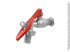 Torneira Esfera Jardim Cadeado C/ Bico Uso Geral 1/2 - Idral Torneira Esfera Jardim Cadeado C/ Bico Uso Geral 1/2 - Idral
