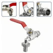Torneira Esfera Jardim Quintal 1/2 X 3/4 Com Bico Metal