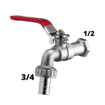 Torneira Esfera Valvula Jardim Quintal Tanque 1/2x3/4 Metalica Torneira Esfera Valvula Jardim Quintal Tanque 1/2x3/4 Metalica