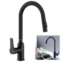 Torneira Extensivel Gourmet Pia Cozinha Ducha Articulada Dois Jatos Mesa Bancada Monocomando Agua Quente Fria Moderno Sofisticado Pratico