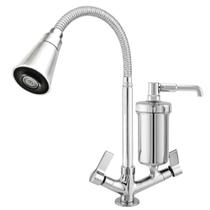 Torneira Filtro Cozinha Bancada Cônica Cromada 2186 C-65 Torneira Filtro Cozinha Bancada Cônica Cromada 2186 C-65