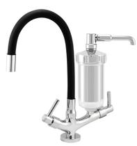 Torneira Filtro Cozinha Bancada Flexível 2186 Preta C-72 Torneira Filtro Cozinha Bancada Flexível 2186 Preta C-72