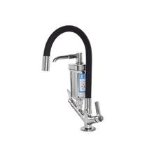 Torneira Filtro Gourmet Flexível Bancada Preta Silicone CasaGrande Mundial - Um Novo Conceito.