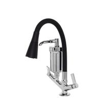 Torneira Filtro Gourmet Flexível Cozinha Bancada Cone Preto - Um Novo Conceito.
