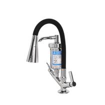 Torneira Filtro Gourmet Flexível Cozinha Bancada Preto/cromo - Um Novo Conceito.