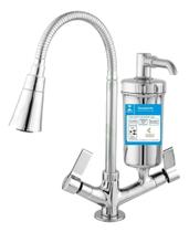 Torneira Filtro Gourmet Shower Mesa 1/4 volta. Aguia Metais