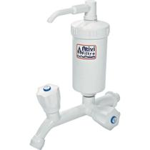 Torneira Fixa com Filtro 401 Ativi Filtro Branca - Ativi-filtro