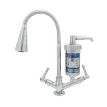 Torneira Flexível Conic Com Filtro Cromada Entrada Parede 1/4 Volta C34 CasaGrande Mundial - Um Novo Conceito. Torneira Flexível Conic Com Filtro Cromada Entrada Parede 1/4 Volta C34 CasaGrande Mundial - Um Novo Conceito.