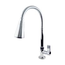 Torneira Flexível Cozinha Metal Mesa Jato Duplo Cone Cromado Bancada C-70 Cód. 5701