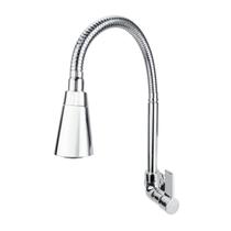 Torneira Flexível Cozinha Parede Jato Duplo Cone Cromado Abs C-70 Cód. 6700 Torneira Flexível Cozinha Parede Jato Duplo Cone Cromado Abs C-70 Cód. 6700
